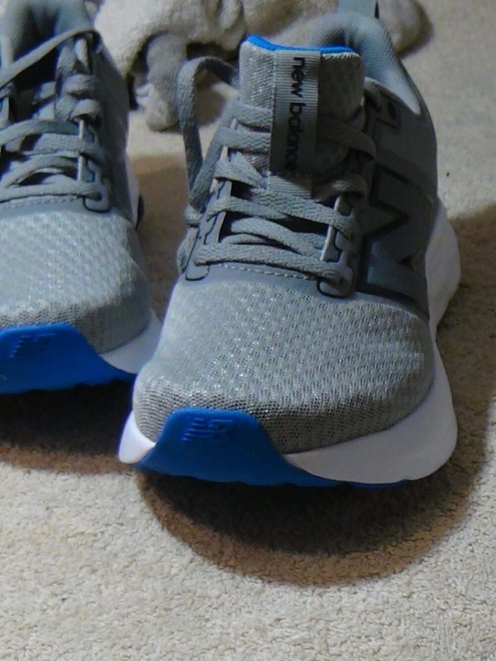 Mens New Balance 460 v4 Running Shoes Course Size 8 Grey Blue - Picture 3 of 14